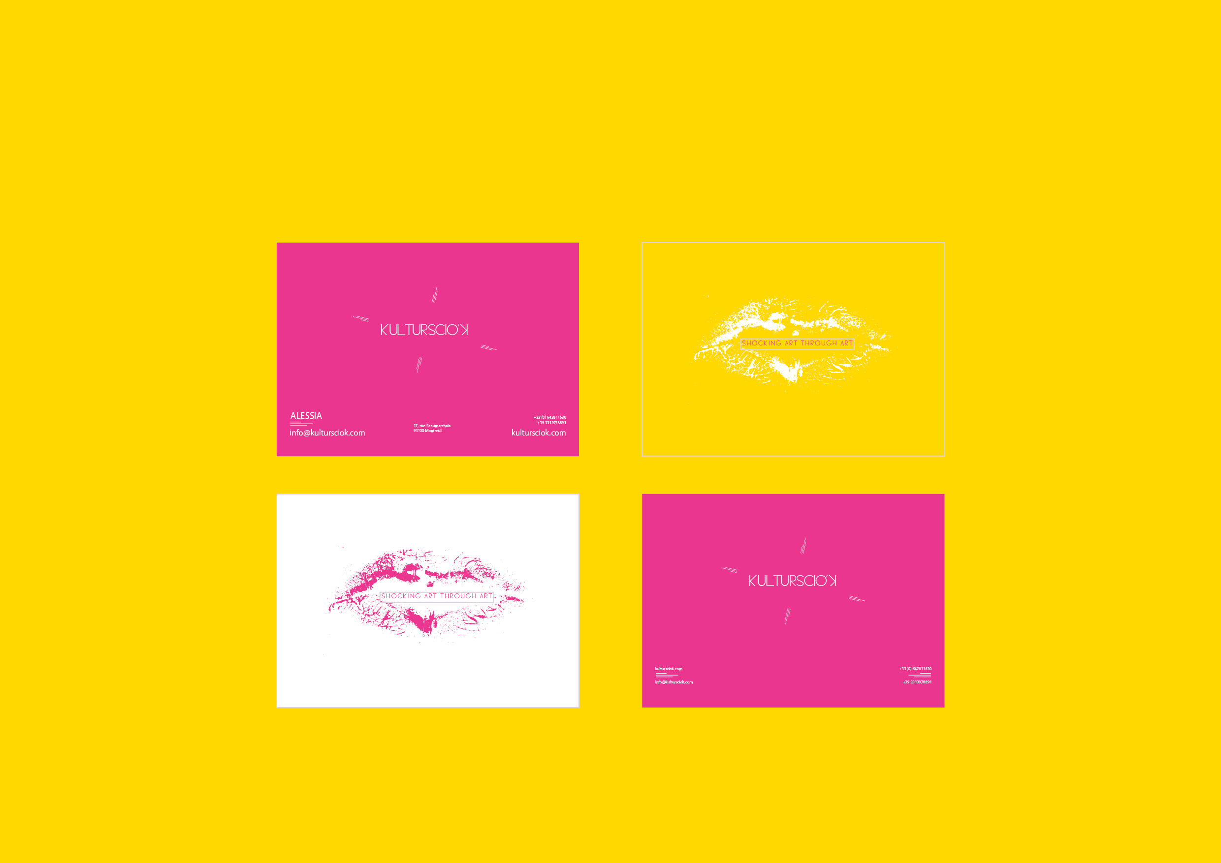 Giovanni Ambrosio Kulturscio'k Visual Identity