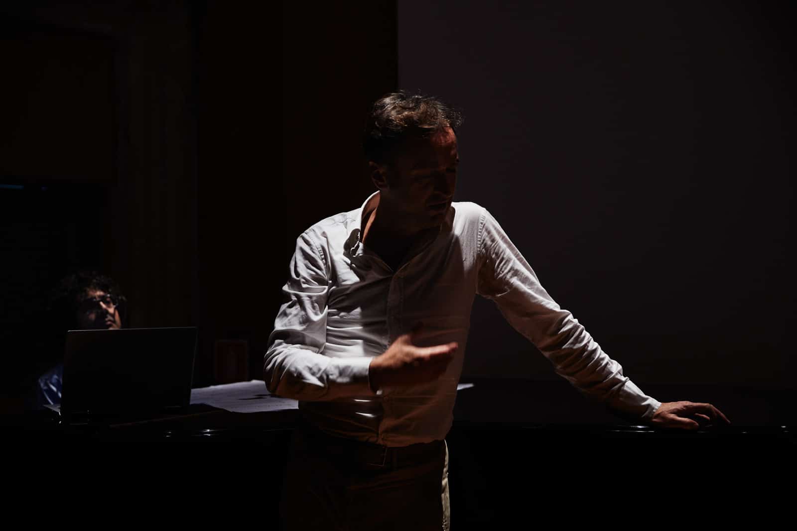 Mauro Gioia in the Conferenza Cantata. © Giovanni Ambrosio