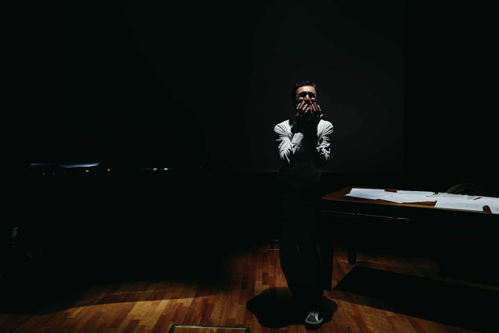 Mauro Gioia in the Conferenza Cantata. © Giovanni Ambrosio