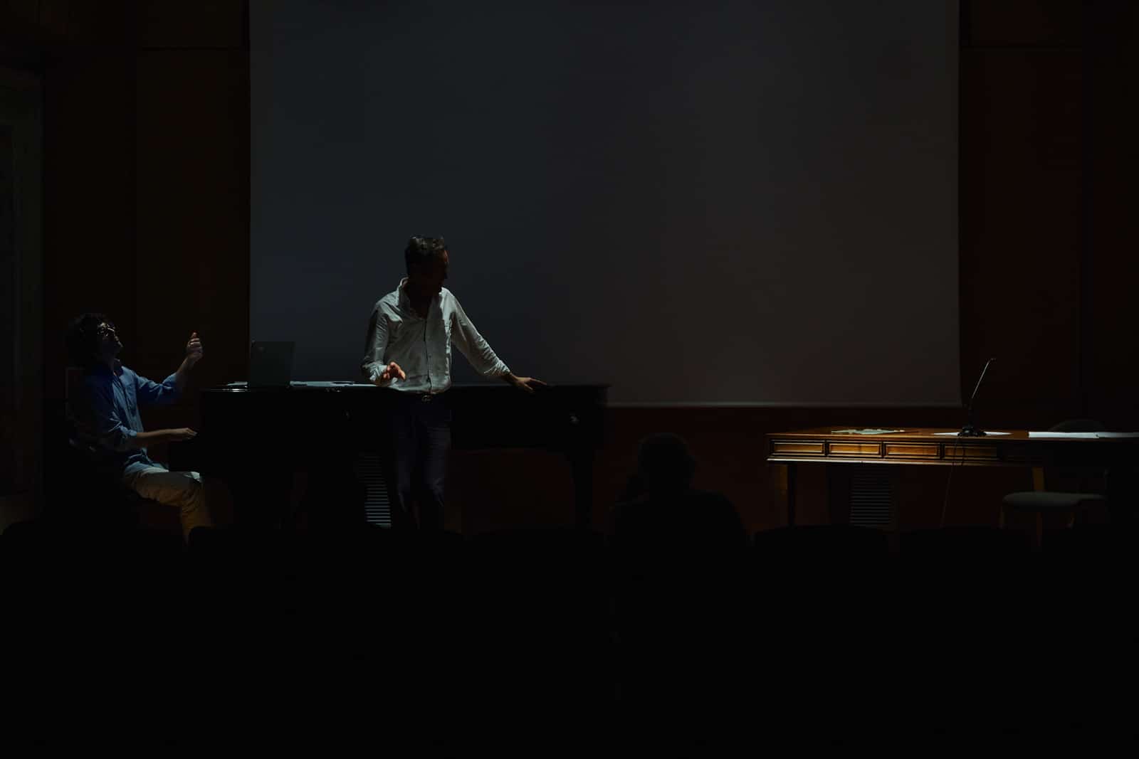 Mauro Gioia in the Conferenza Cantata. © Giovanni Ambrosio