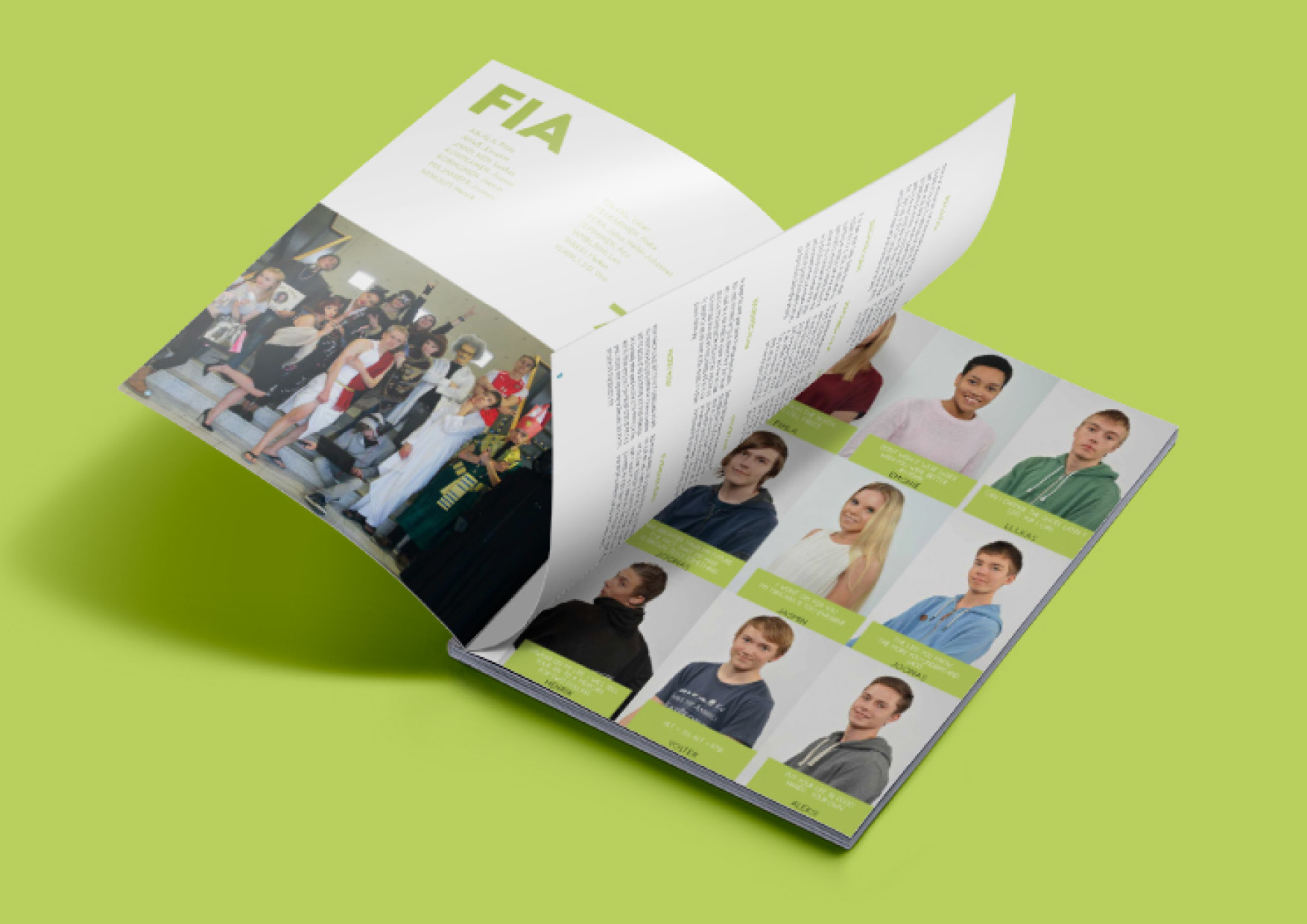 Euroschool Luxembourg I Yearbook 2014-2016 Yearbook layout design.