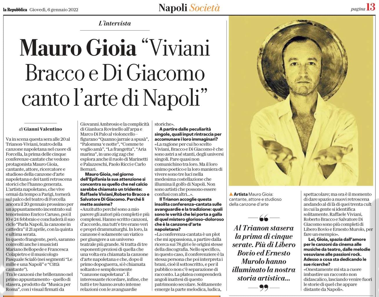 Mauro Gioia Gianni Valentino Interview