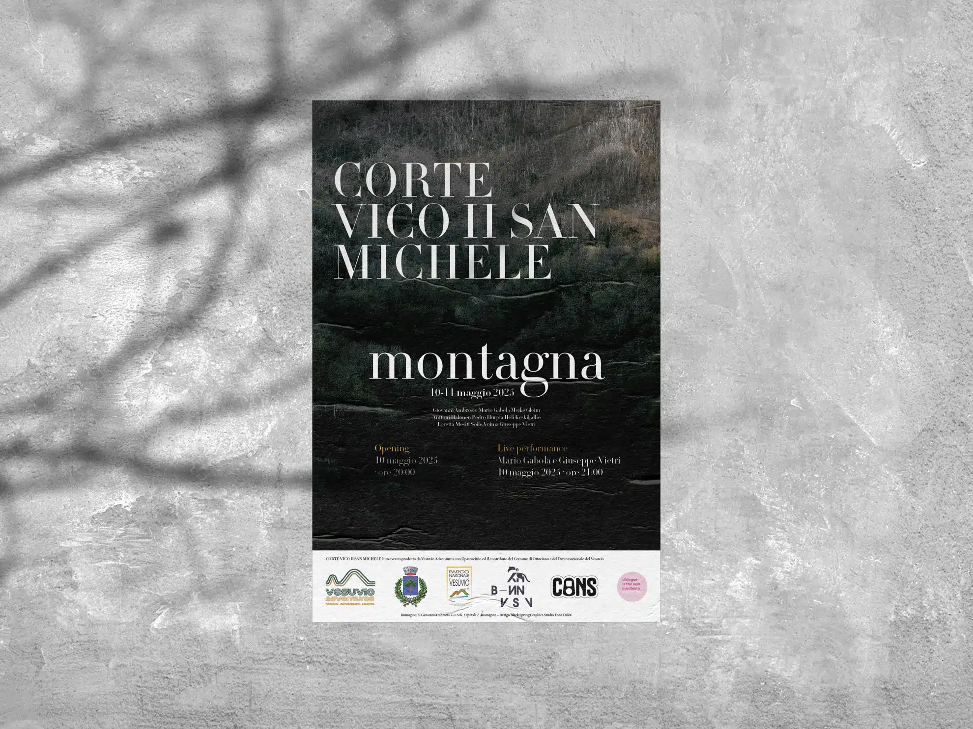 Visual Communication & Social Media Campaign for Montagna – Corte Vico II San Michele 2025